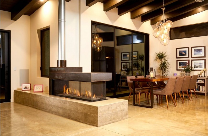 A Fireplace in the Kitchen? Yes! See how beautiful it can look!