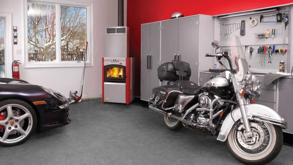 fireplace-garage   Places You Never Thought of Putting a Fireplace 2 1024x578